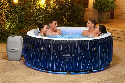 led inflatable hot tub